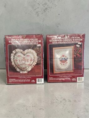 Cross Stitch Kits 2 sealed Vintage 
Vogart Crafts Cross Stitch Kits